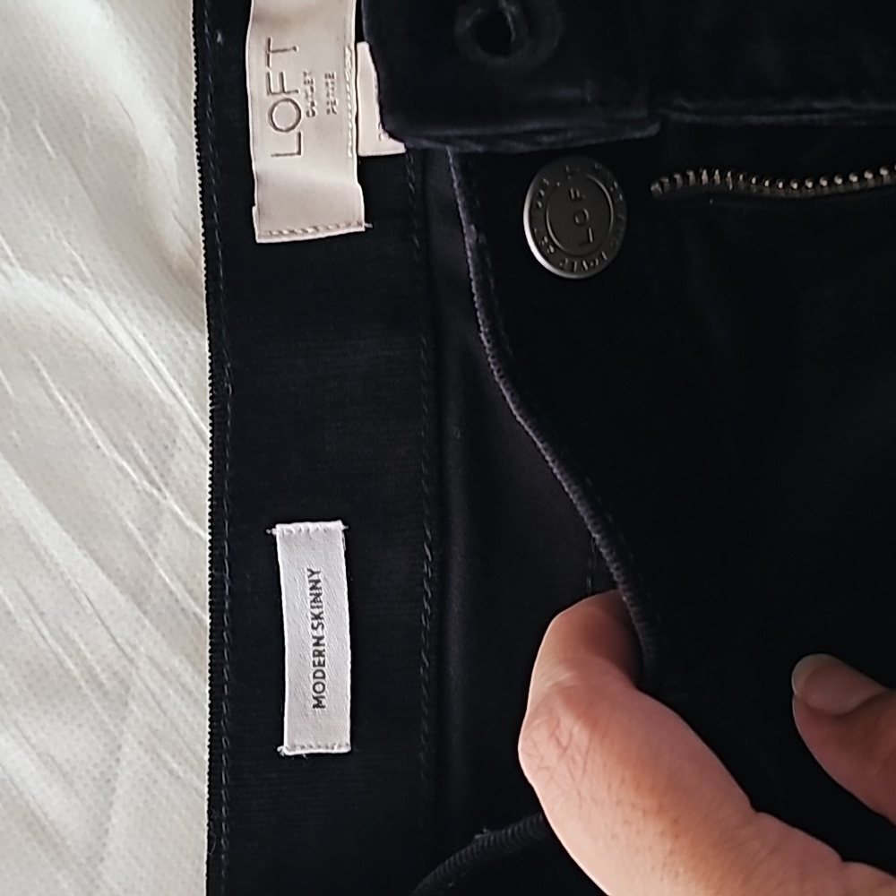 Ann Taylor Loft Petite Corduroy Skinny Pants Woman's Size 2P - Picture 12 of 16